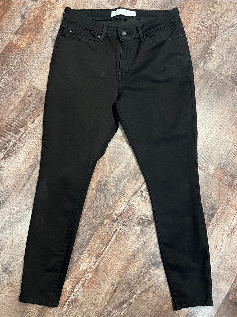 Signature by Levi Strauss Men's Black Skinny Jeans